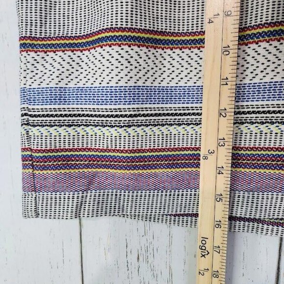 Gap NWT Womens Size 8 Multi-Color Striped Elastic Waist Lined Short Skirt - Picture 5 of 6